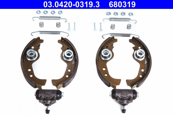 Комплект тормозных колодок original ate kit ATE 03.0420-0319.3