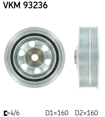 Ременный шкив коленчатый вал SKF VKM 93236