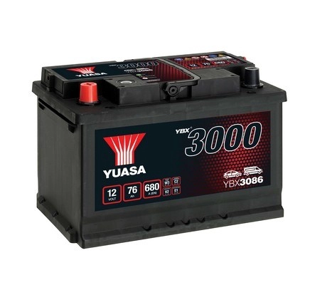 Стартерная аккумуляторная батарея ybx3000 smf batteries YUASA YBX3086