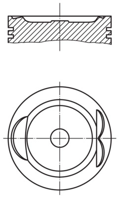Поршень MAHLE/KNECHT 627 33 00