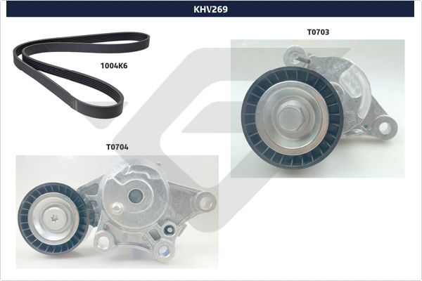 Поликлиновой ременный комплект HUTCHINSON KHV 269