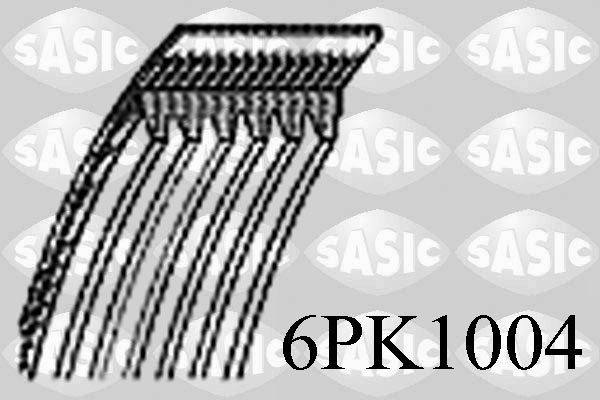 Поликлиновой ремень SASIC 6PK1004