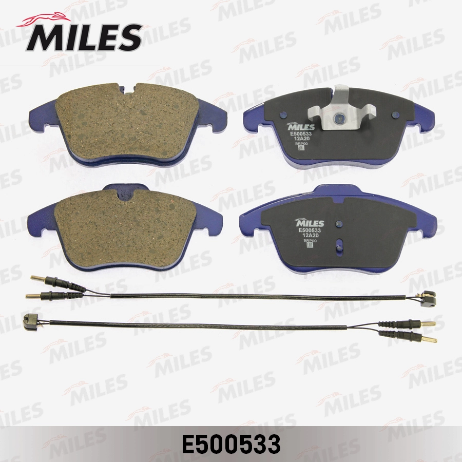 Комплект тормозных колодок дисковый тормоз MILES E500533