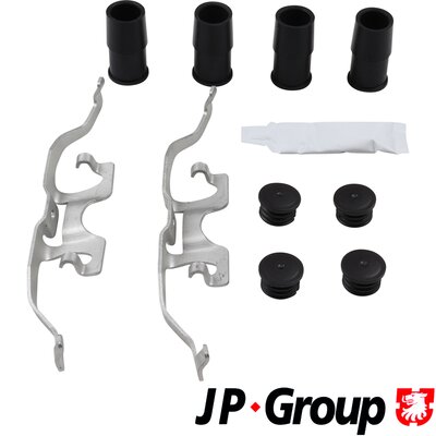 Комплектующие колодки дискового тормоза jp group