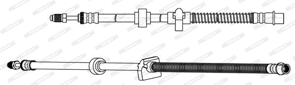 Тормозной шланг FERODO FHY2724