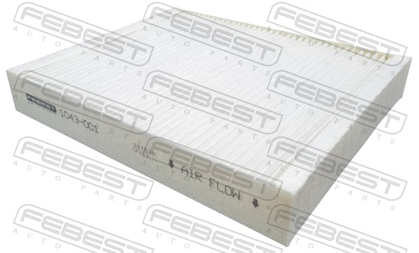 Фильтр воздух во внутренном пространстве FEBEST 1043-001