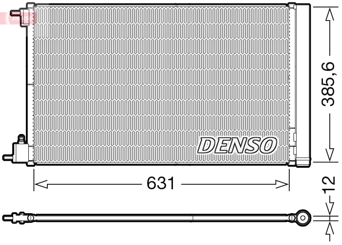Конденсатор кондиционер DENSO DCN20039
