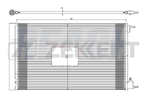 Конденсатор кондиционер ZEKKERT MK-3168