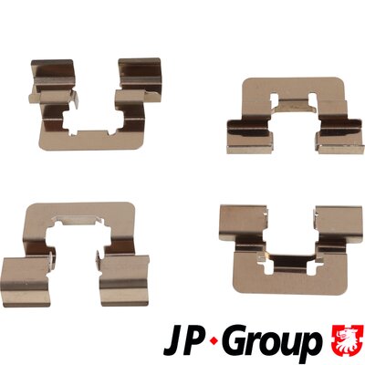 Комплектующие колодки дискового тормоза jp group