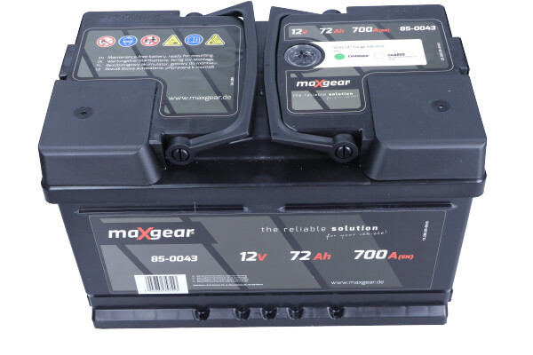 Стартерная аккумуляторная батарея MAXGEAR 85-0043