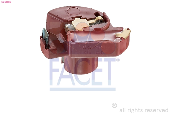 Бегунок распределителя зажигани made in italy - oe equivalent FACET 3.7534RS