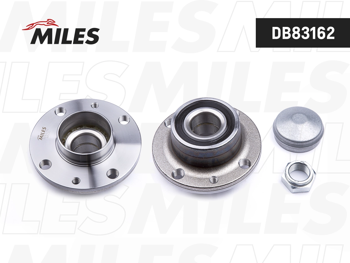 Комплект подшипника ступицы колеса MILES DB83162