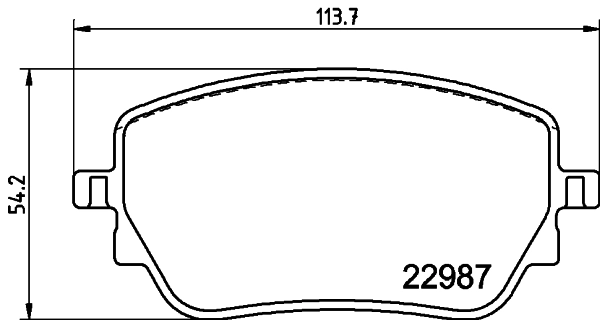 Комплект тормозных колодок дисковый тормоз HELLA/BEHR/PAGID 8DB 355 039-231