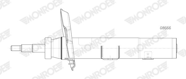 Амортизатор monroe original (gas technology) MONROE G8666