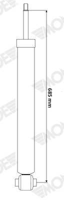 Амортизатор monroe original (gas technology) MONROE G43161