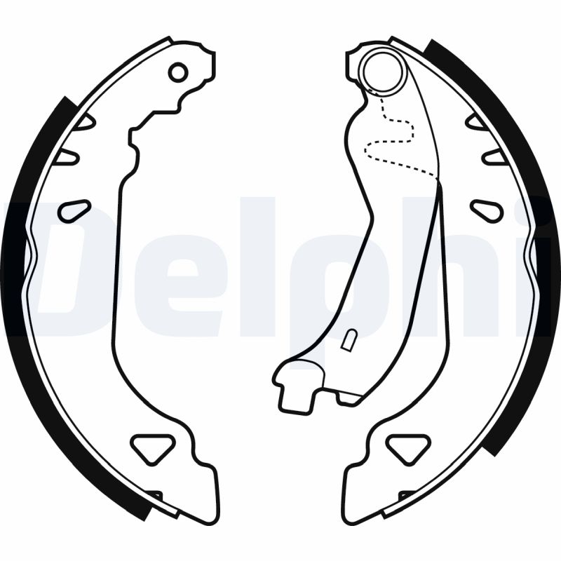 Комплект тормозных колодок DELPHI LS1378