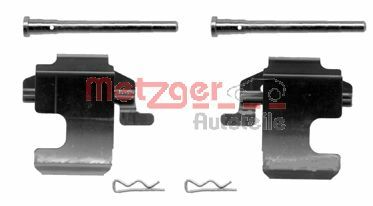 Комплектующие колодки дискового тормоза greenparts METZGER 109-1273