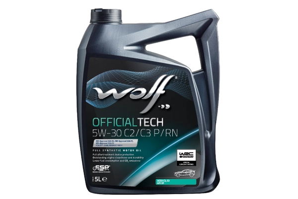 Моторное масло wolf officialtech 5w-30 c2/c3 p/rn WOLF 1052550