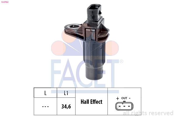 Датчик импульсов made in italy - oe equivalent FACET 9.0762