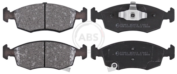 Комплект тормозных колодок дисковый тормоз A.B.S. 37901
