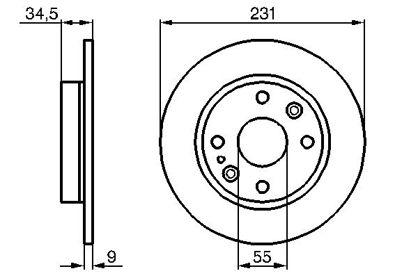 Тормозной диск BOSCH 0 986 478 242