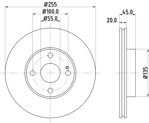 Тормозной диск HELLA/BEHR/PAGID 8DD 355 106-491