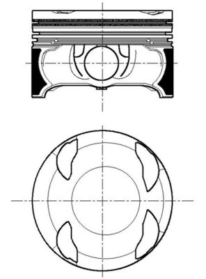 Поршень MAHLE/KNECHT 001 PI 00196 000