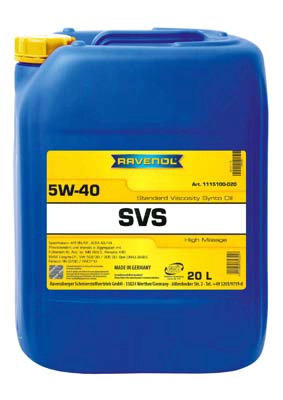 Моторное масло ravenol svs sae 5w-40 RAVENOL 1115100-020-01-999