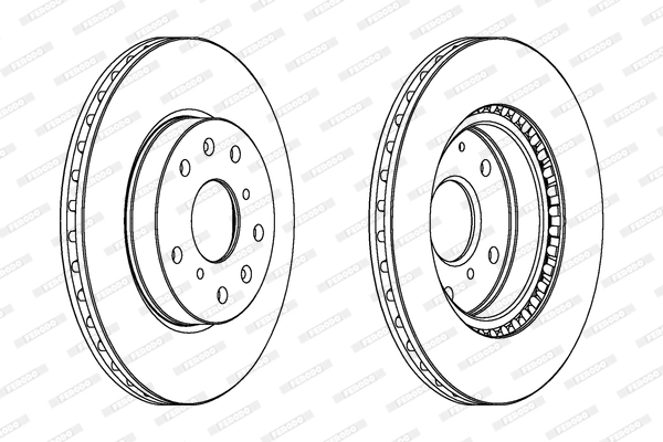 Тормозной диск premier FERODO DDF1620C