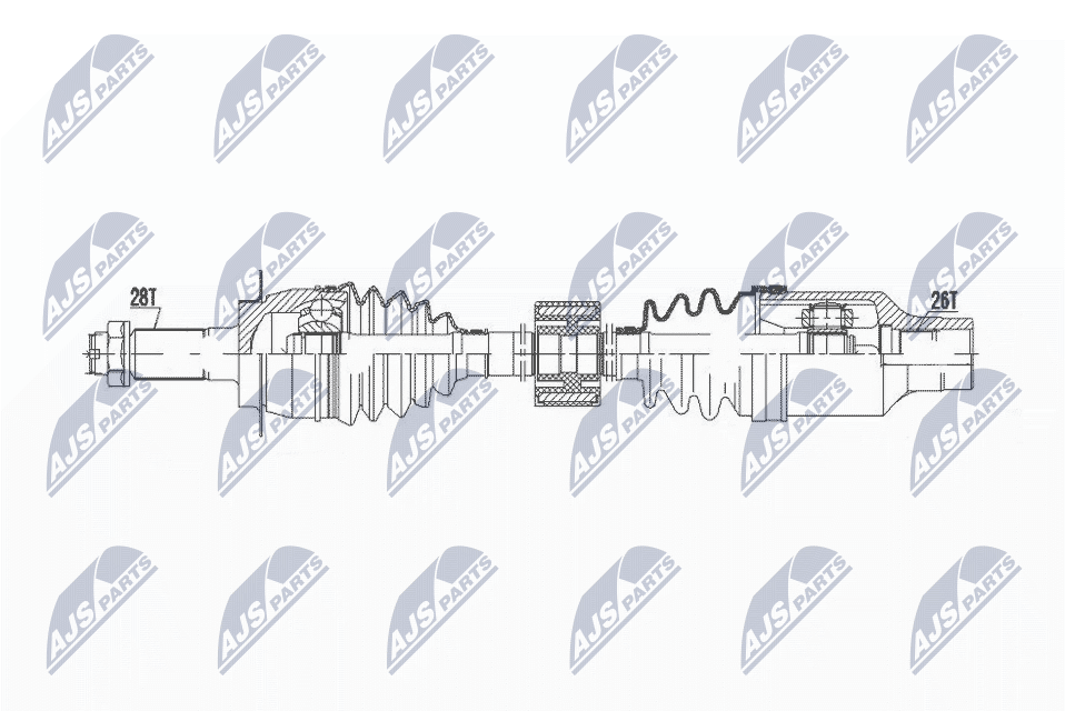 Приводной вал NTY NPW-SU-058
