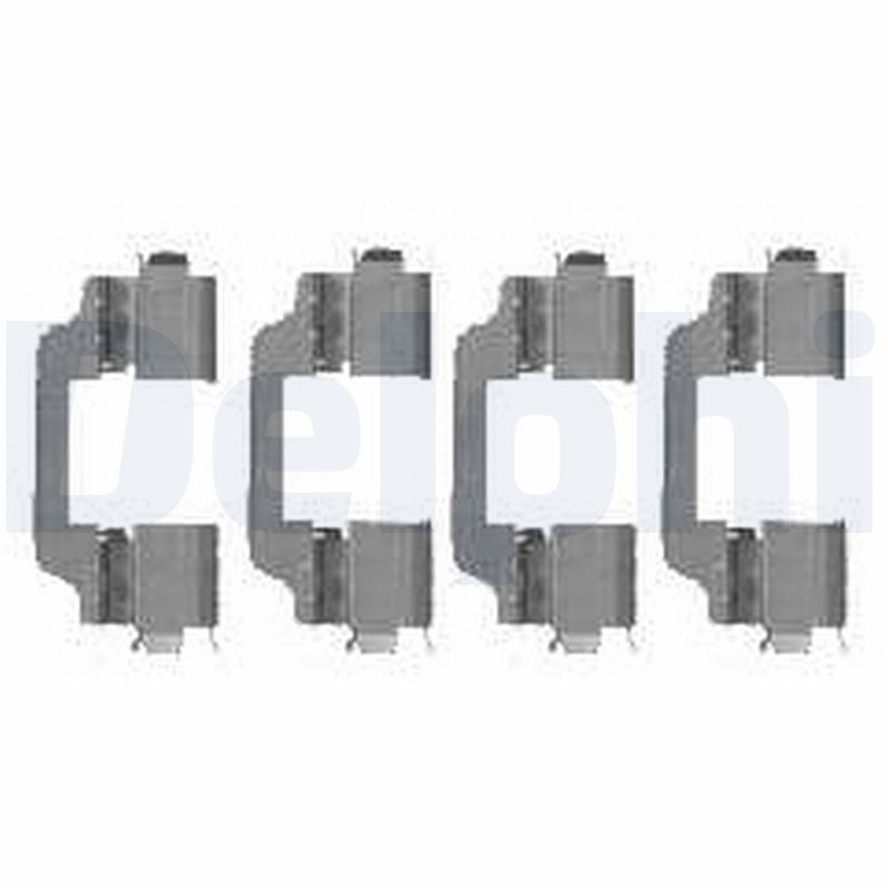 Комплектующие колодки дискового тормоза DELPHI LX0458