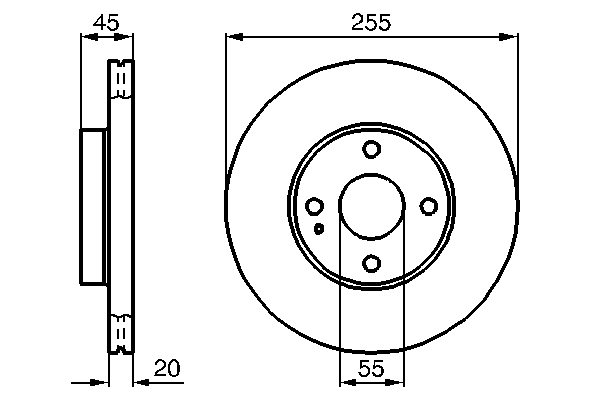 Тормозной диск BOSCH 0 986 478 996