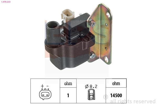 Катушка зажигания made in italy - oe equivalent EPS 1.970.233