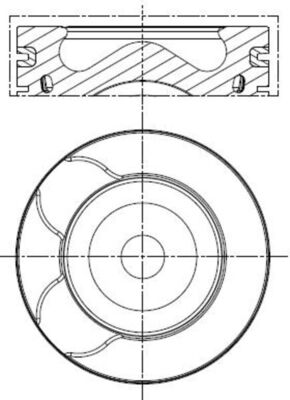 Поршень MAHLE/KNECHT 039 PI 00128 002