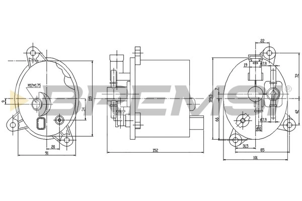 Топливный фильтр BREMSI FE0781