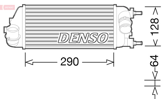 Интеркулер DENSO DIT09115