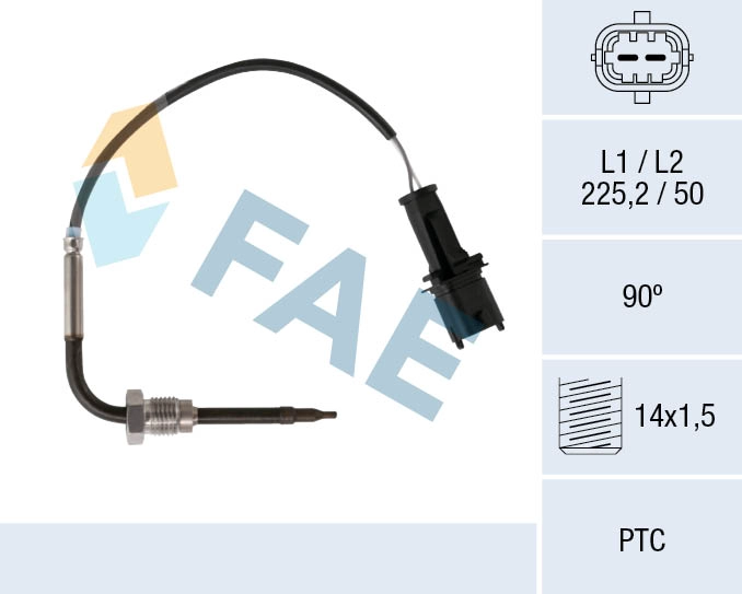 Датчик температура выхлопных газов FAE 68091