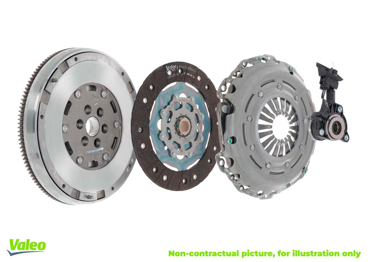 Комплект сцепления fullpack dmf (csc) with high efficiency clutch VALEO 837445