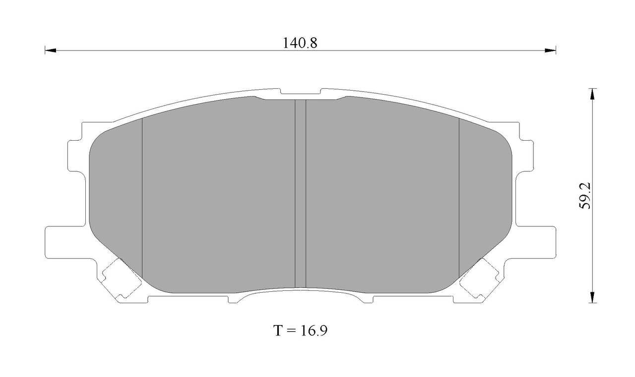Комплект тормозных колодок дисковый тормоз BOSCH 0 986 AB2 391