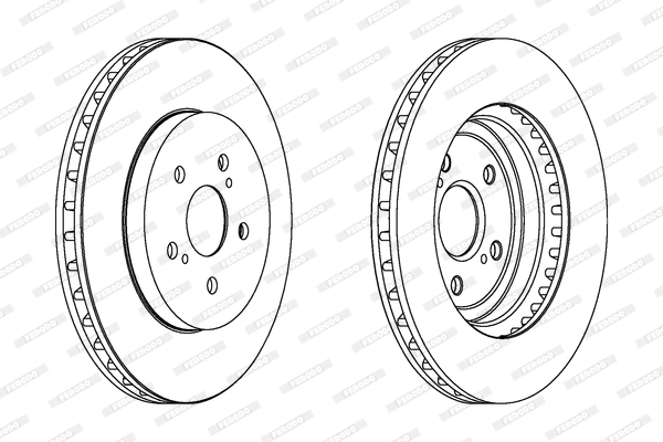 Тормозной диск premier FERODO DDF1544C