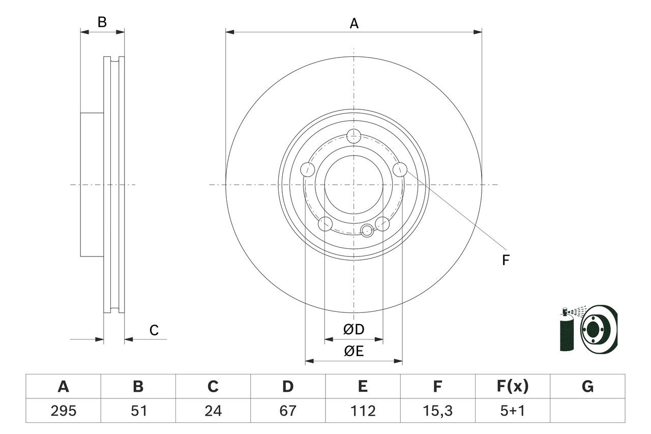 Тормозной диск BOSCH 0 986 479 H74