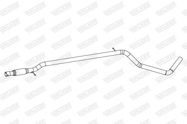 Труба выхлопного газа WALKER PRODUCTS 10861