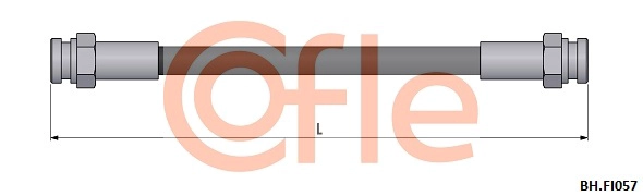 Тормозной шланг COFLE 92.BH.FI057