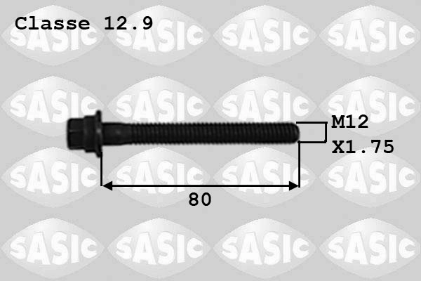 Болт шкива SASIC 8700012