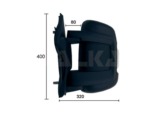 Наружное зеркало ALKAR 9243922