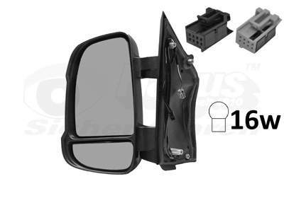 Наружное зеркало hagus VAN WEZEL 0983805
