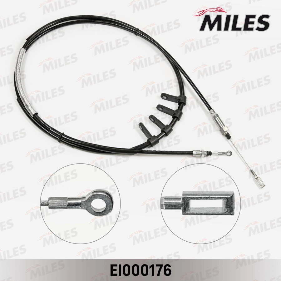 Тросик cтояночный тормоз MILES EI000176