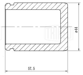 Поршень корпус скобы тормоза TRIALLI RCF 103566