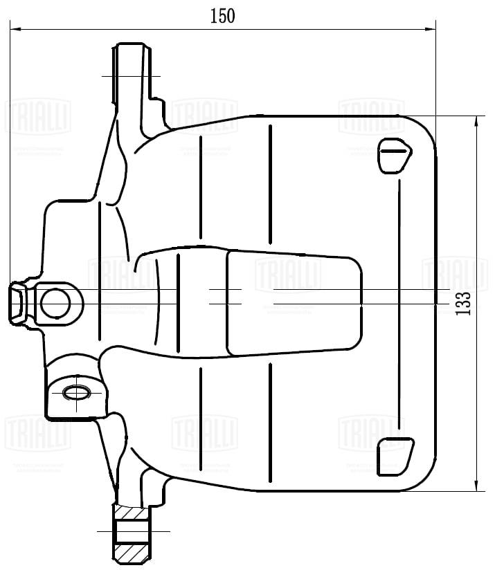 Тормозной суппорт TRIALLI CF 103568