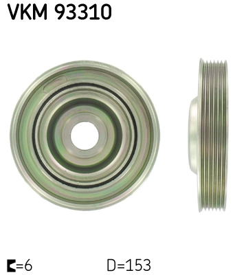 Ременный шкив коленчатый вал SKF VKM 93310